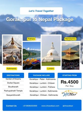 Gorakhpur to Nepal Taxi Packages - Bharat Taxi