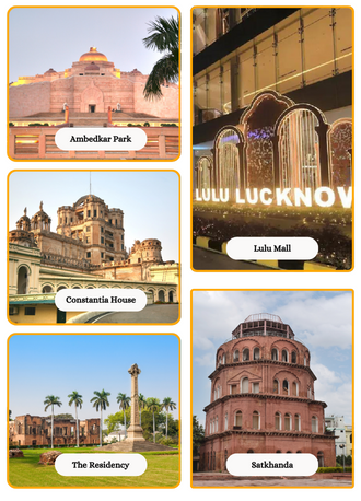 places to explore in Lucknow with Bharat Taxi