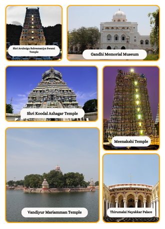 places to explore in Madurai with Bharat Taxi